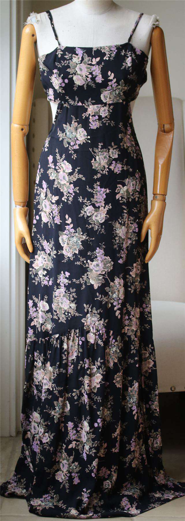 FLYNN SKYE FARRAH FLORAL MAXI DRESS MEDIUM