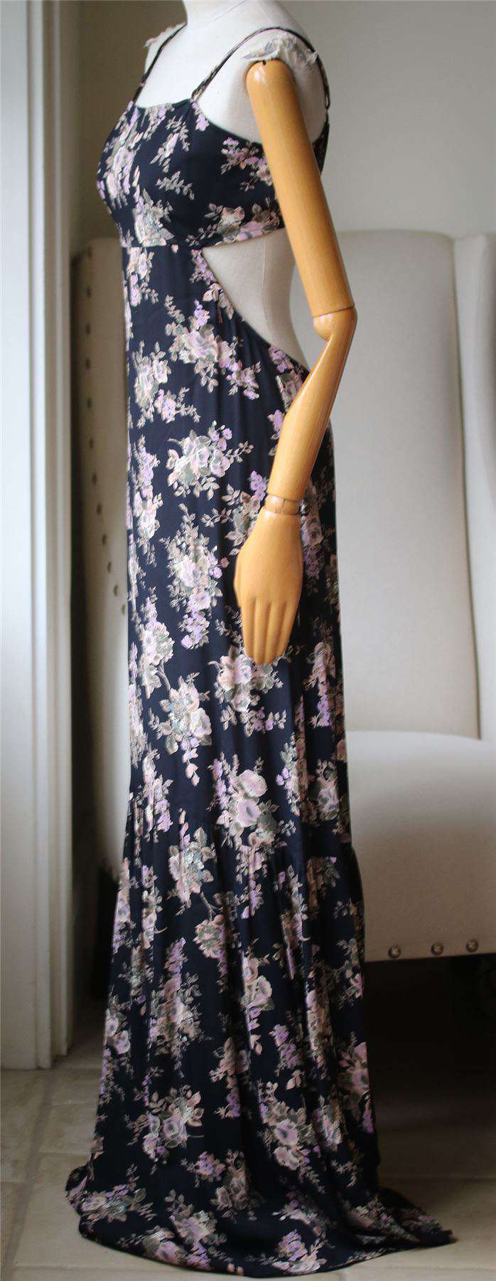 FLYNN SKYE FARRAH FLORAL MAXI DRESS MEDIUM - Image 2
