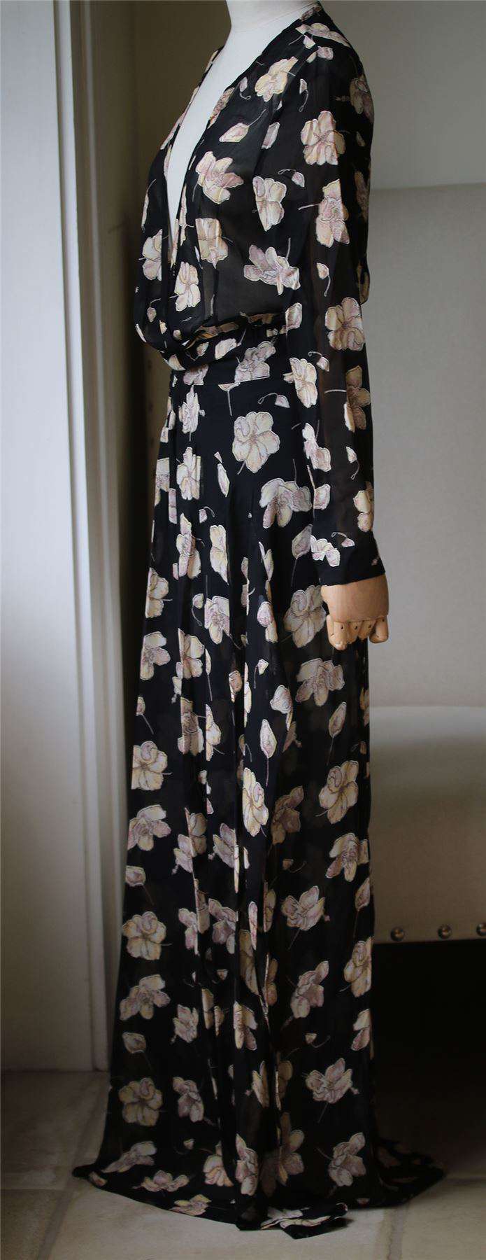 FLYNN SKYE FLORAL MAXI SKIRT SMALL - Image 2