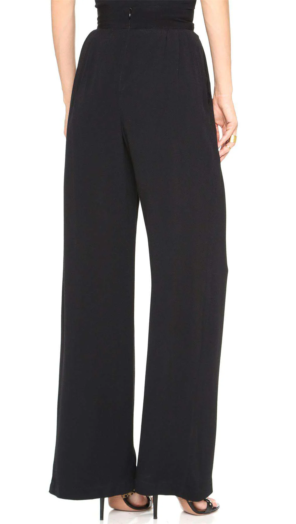 FLYNN SKYE JUST HIGH FLARE PANTS SMALL - Image 2