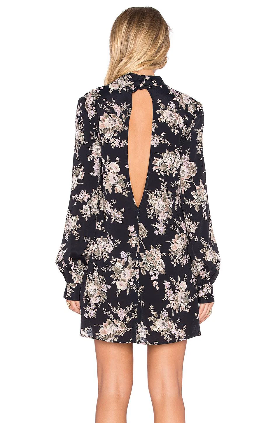 FLYNN SKYE LEAH FLORAL PRINT MINI DRESS LARGE - Image 7