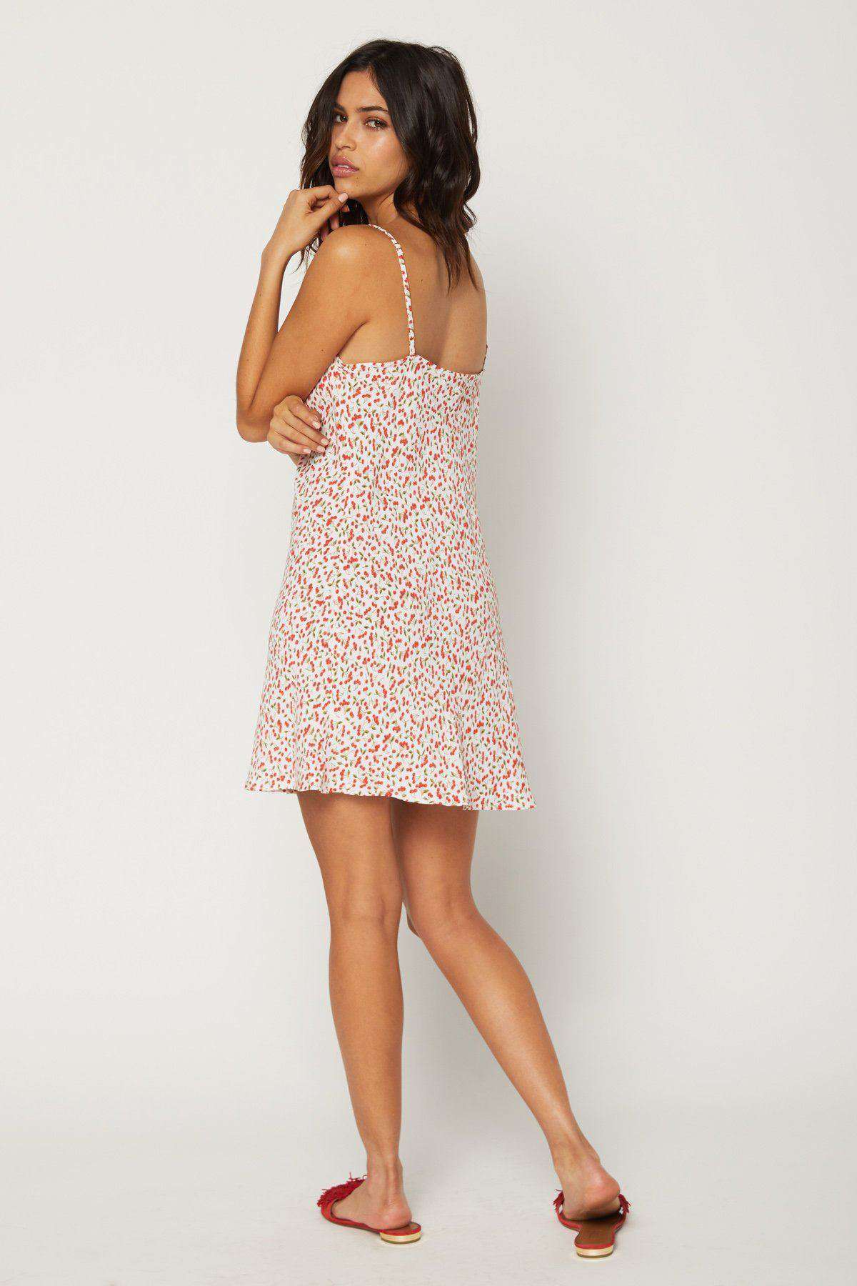 FLYNN SKYE MOLLY CHERRY MINI DRESS SMALL - Image 2