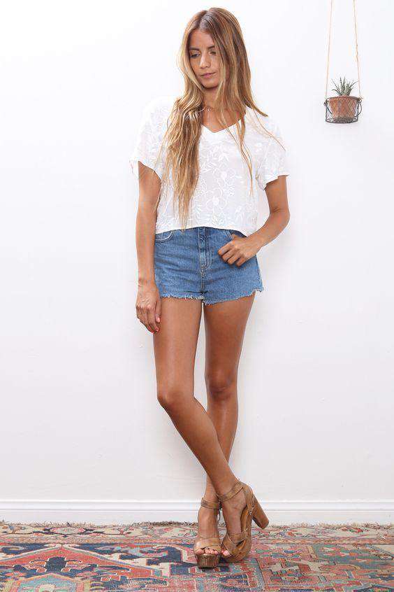 FLYNN SKYE TEAGAN LACE UP TOP XSMALL
