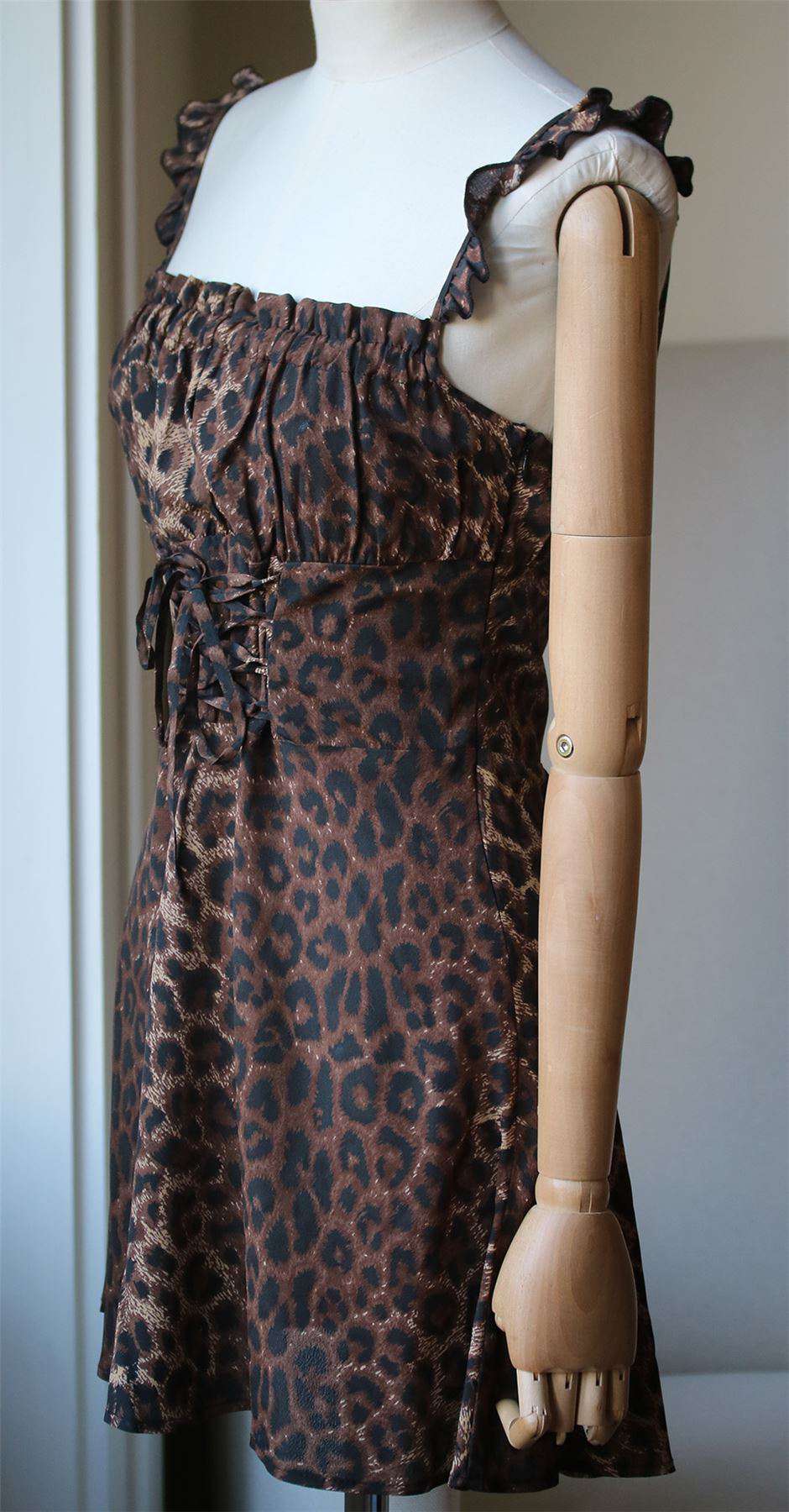 FLYNN SKYE X FORAY MIRAGE MINI DRESS SMALL - Image 4