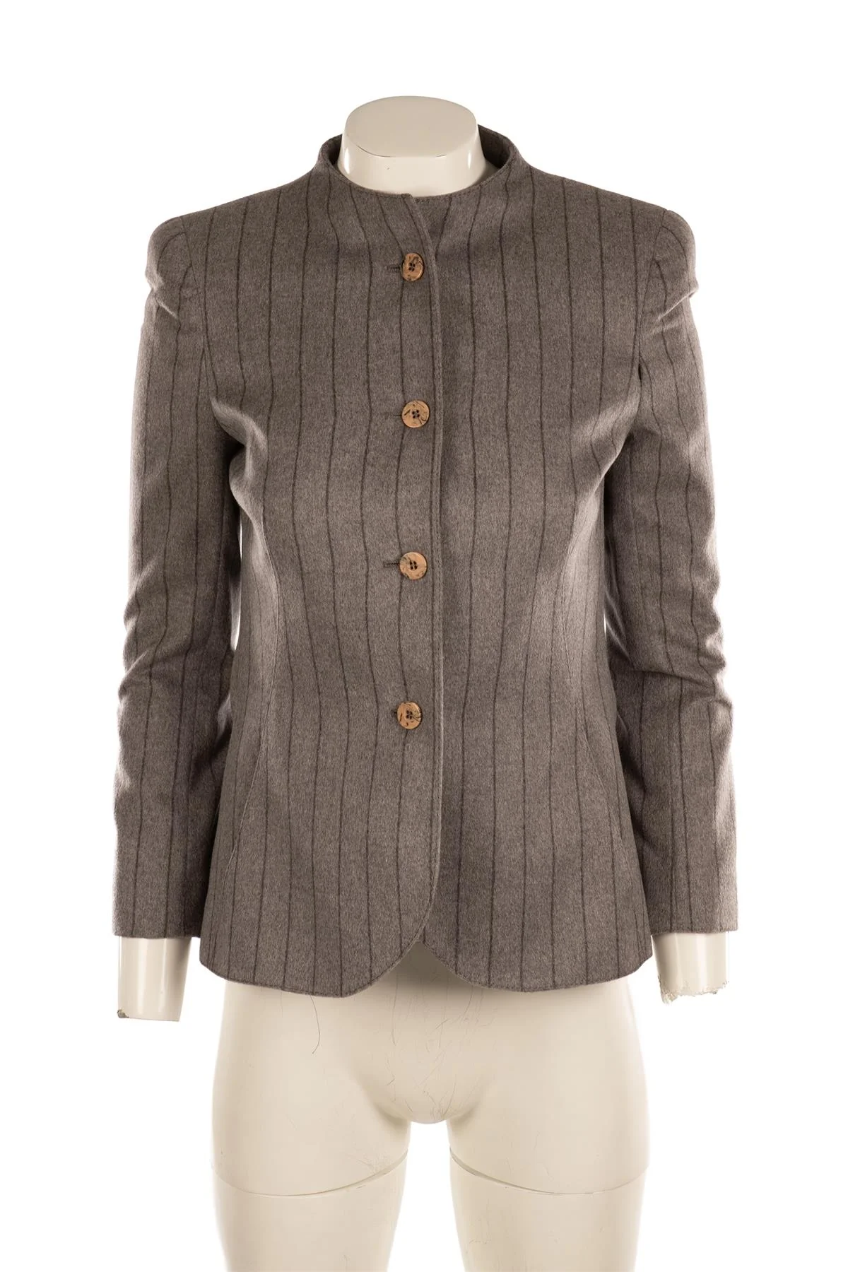 FONTANA COUTURE GREY WOOL JACKET IT 40 UK 8 - Image 2