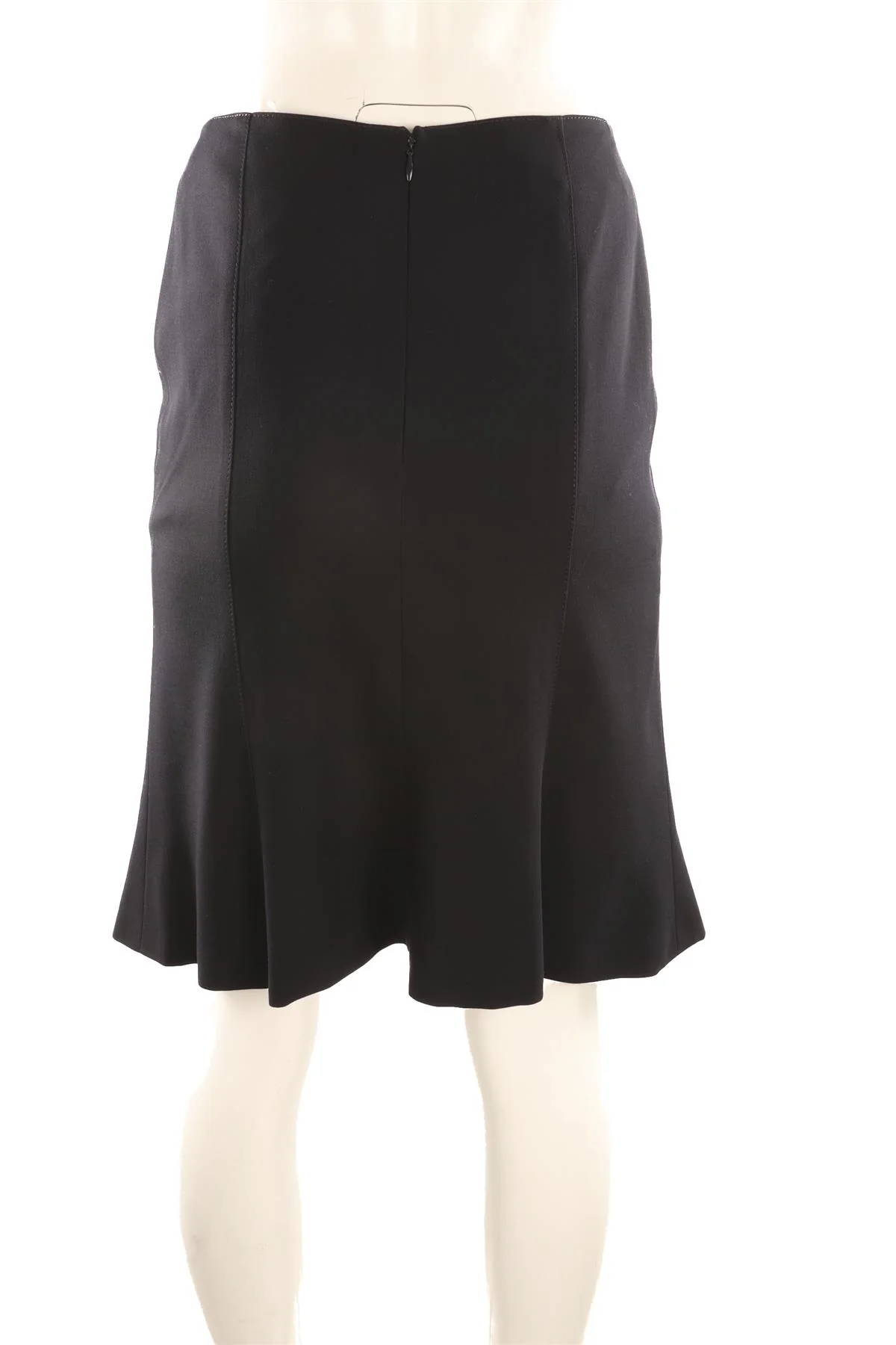FONTANA COUTURE NAVY WOOL MINI SKIRT IT 40 UK 8 - Image 4