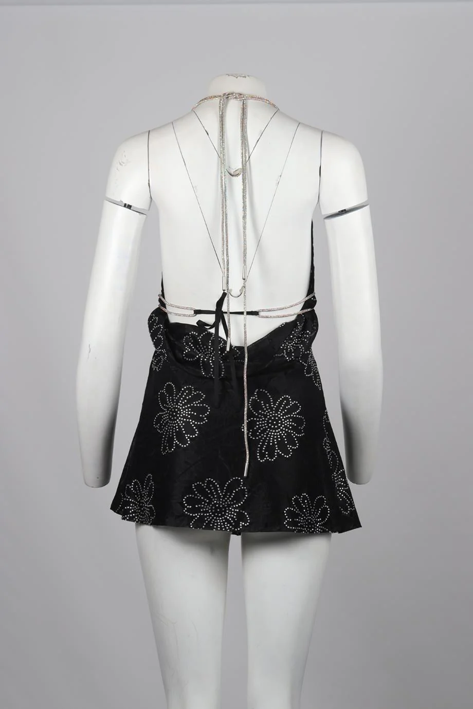 FOR LOVE AND LEMONS EMBELLISHED LACE MINI DRESS XSMALL - Image 4