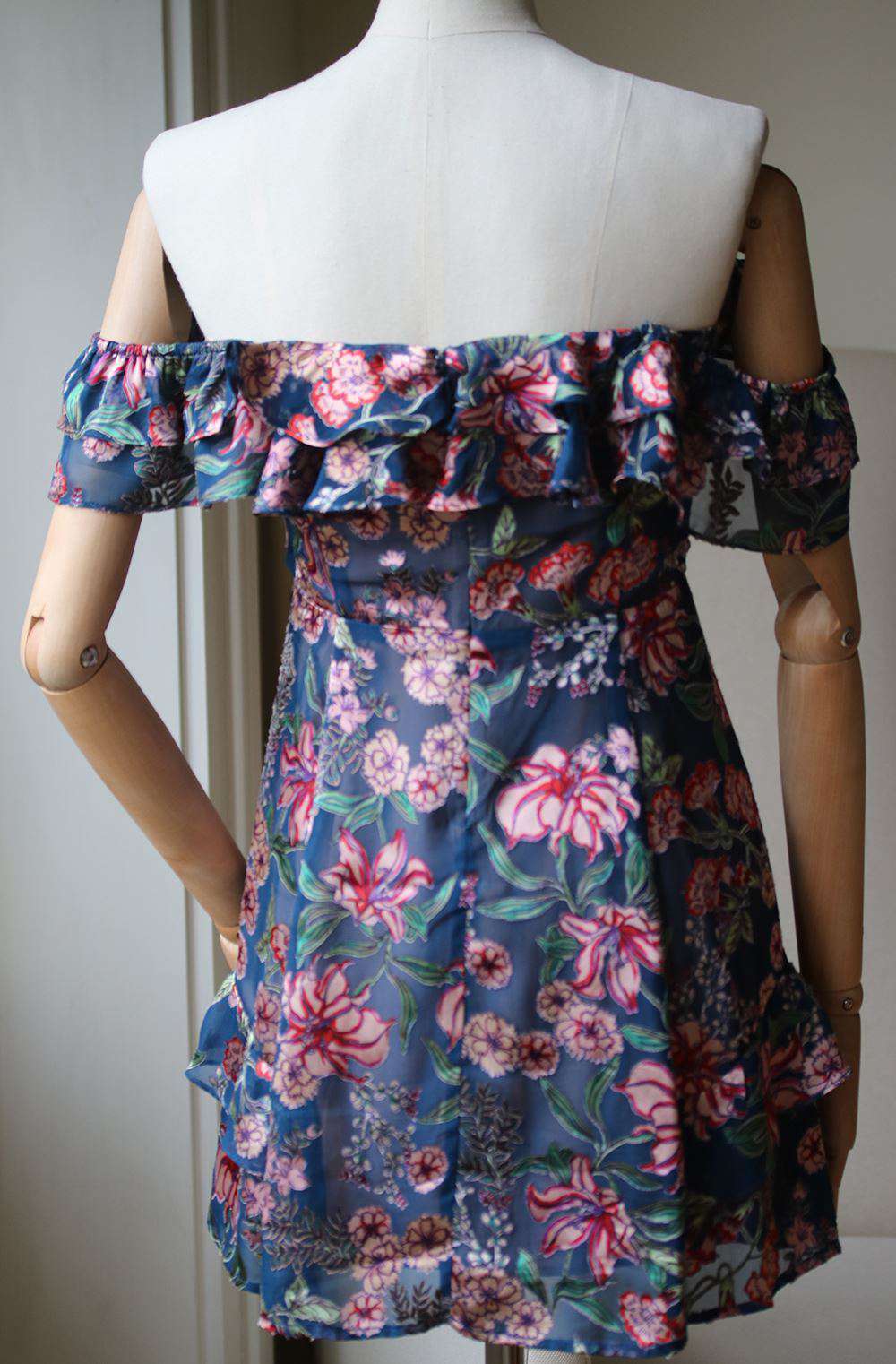 FOR LOVE AND LEMONS FLORA OFF-THE-SHOULDER DRESS SMALL - Image 6