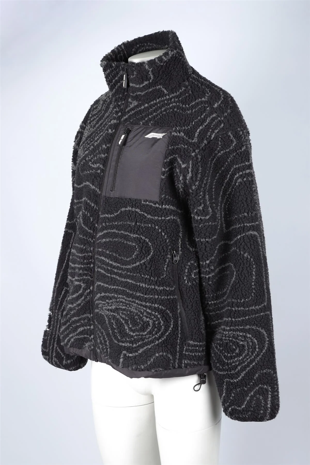 FORMULA 1 BLACK 2024 LAS VEGAS GRAND PRIX FLEECE JACKET MEDIUM - Image 3