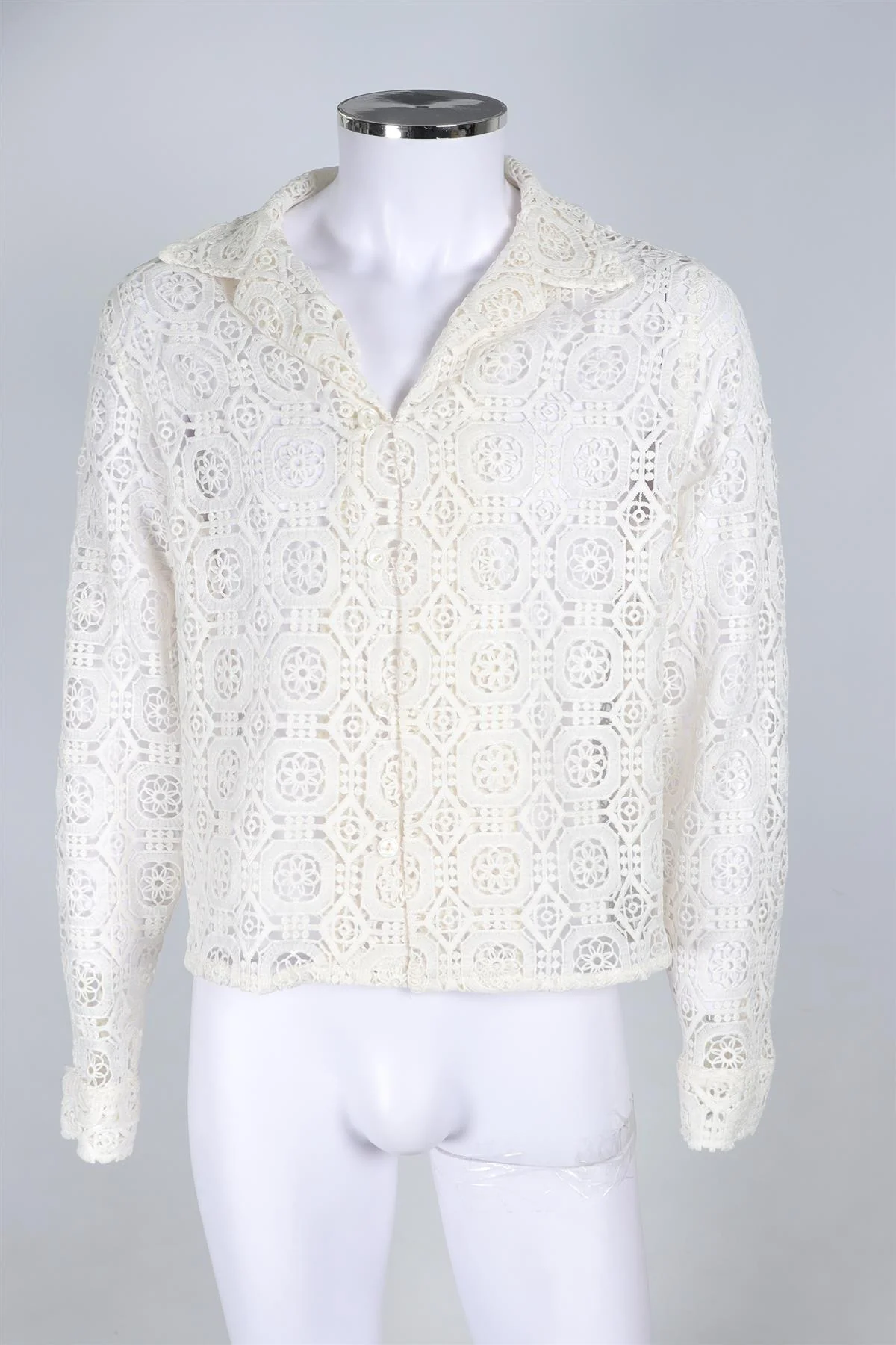 FORREST COMMONS CREAM MEN'S COTTON SHIRT XSMALL - Image 2