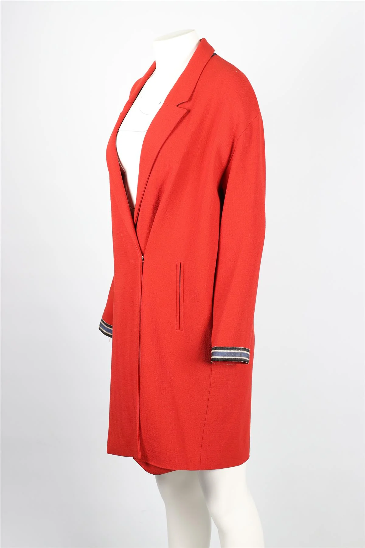 FORTE FORTE WOOL RED COAT UK 10 - Image 3