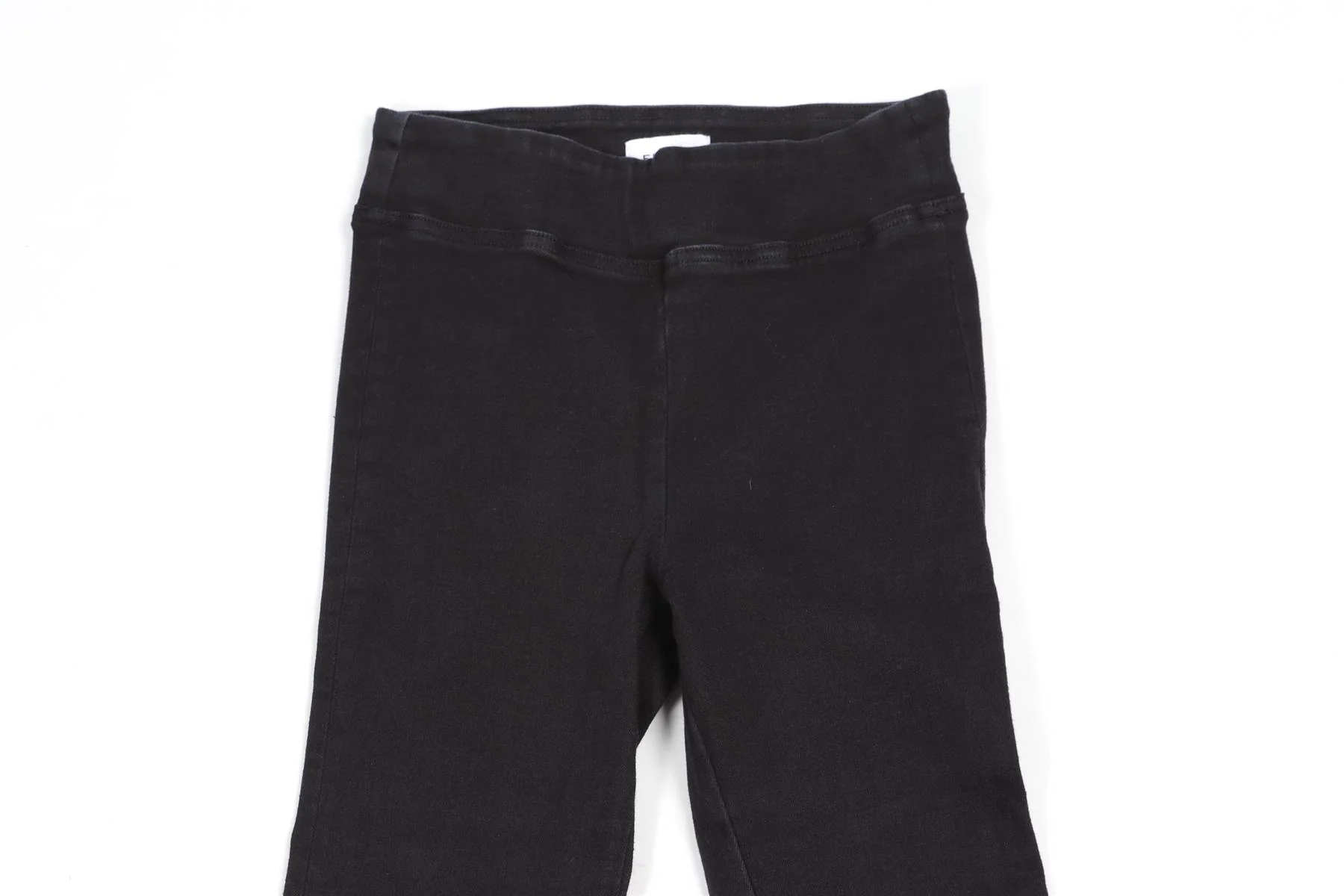 FRAME BLACK HIGH RISE FLARED JEANS UK 8 - Image 3