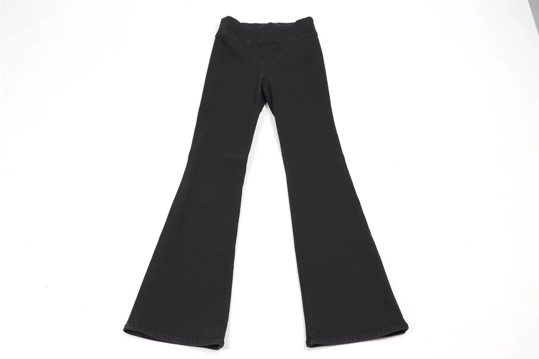 FRAME BLACK HIGH RISE FLARED JEANS UK 8 - Image 7