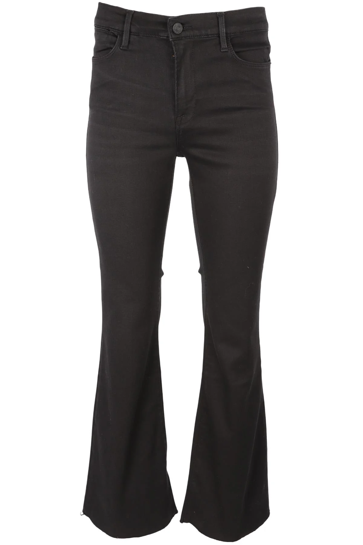 FRAME BLACK HIGH RISE FLARED JEANS W29 UK 10-12
