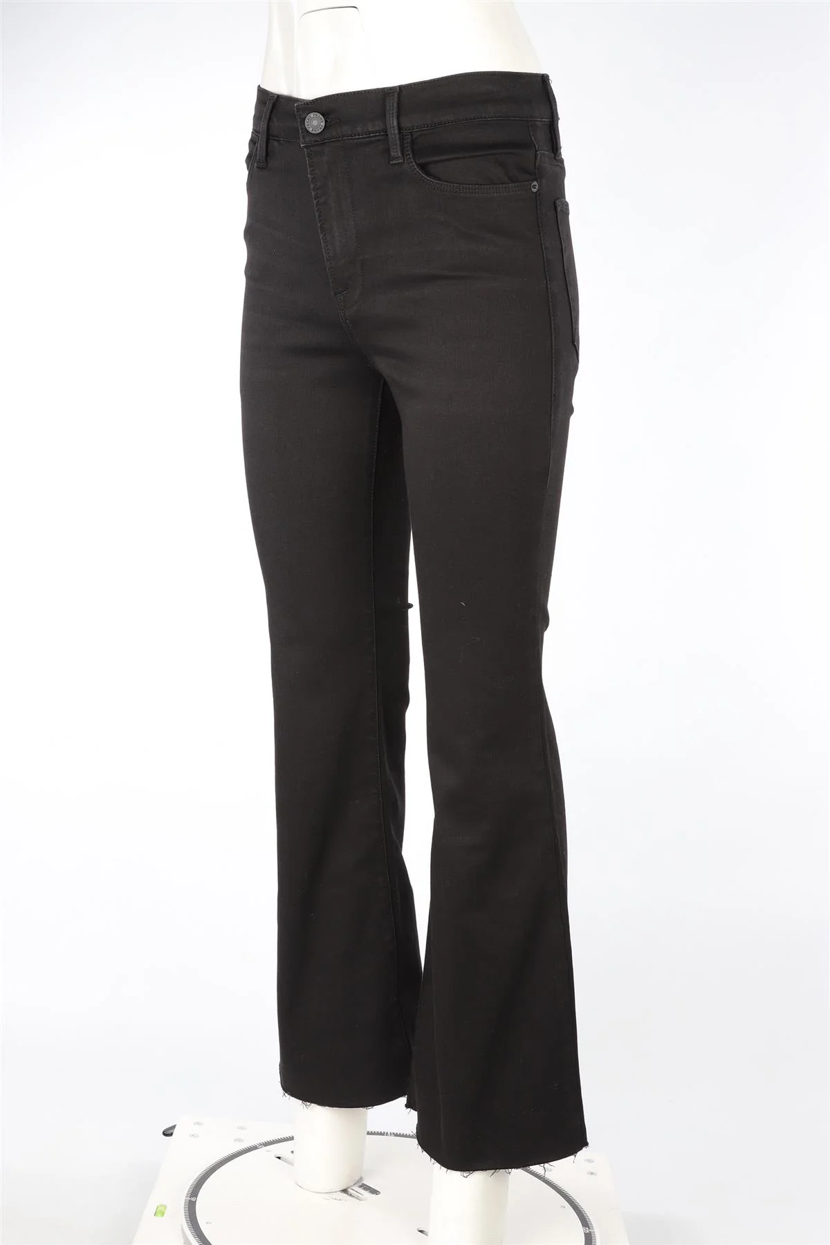 FRAME BLACK HIGH RISE FLARED JEANS W29 UK 10-12 - Image 3