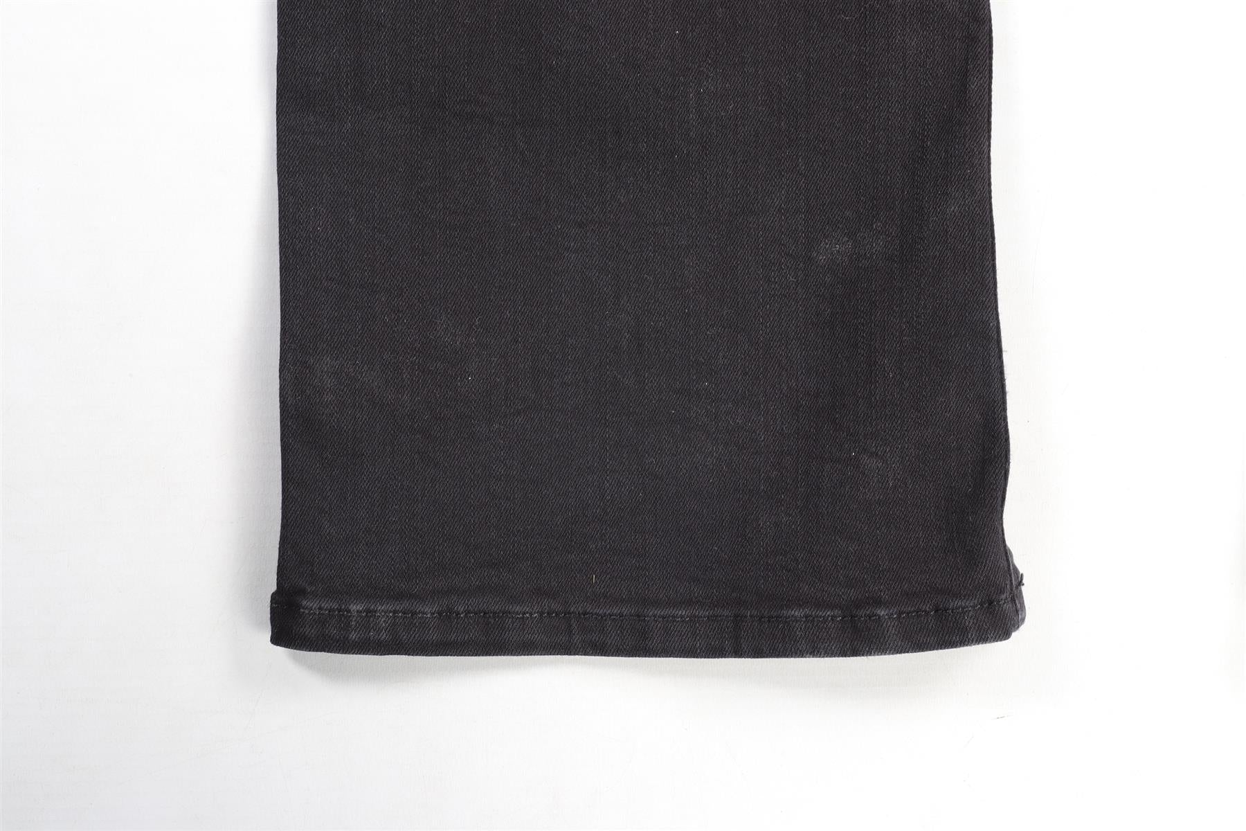 FRAME BLACK HIGH RISE STRAIGHT LEG JEANS W28 UK 10 - Image 5