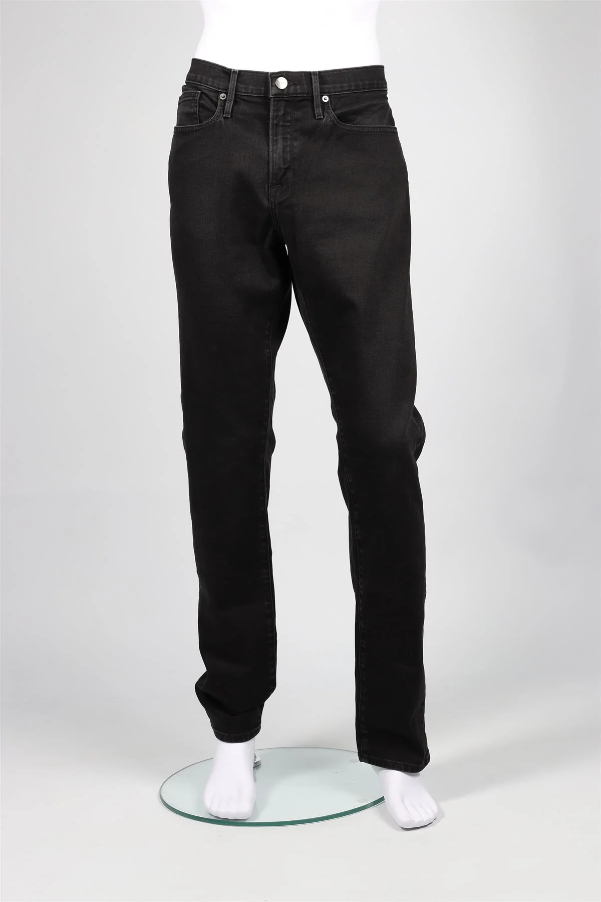 FRAME BLACK MEN'S STRAIGHT LEG JEANS W 36 - Image 6