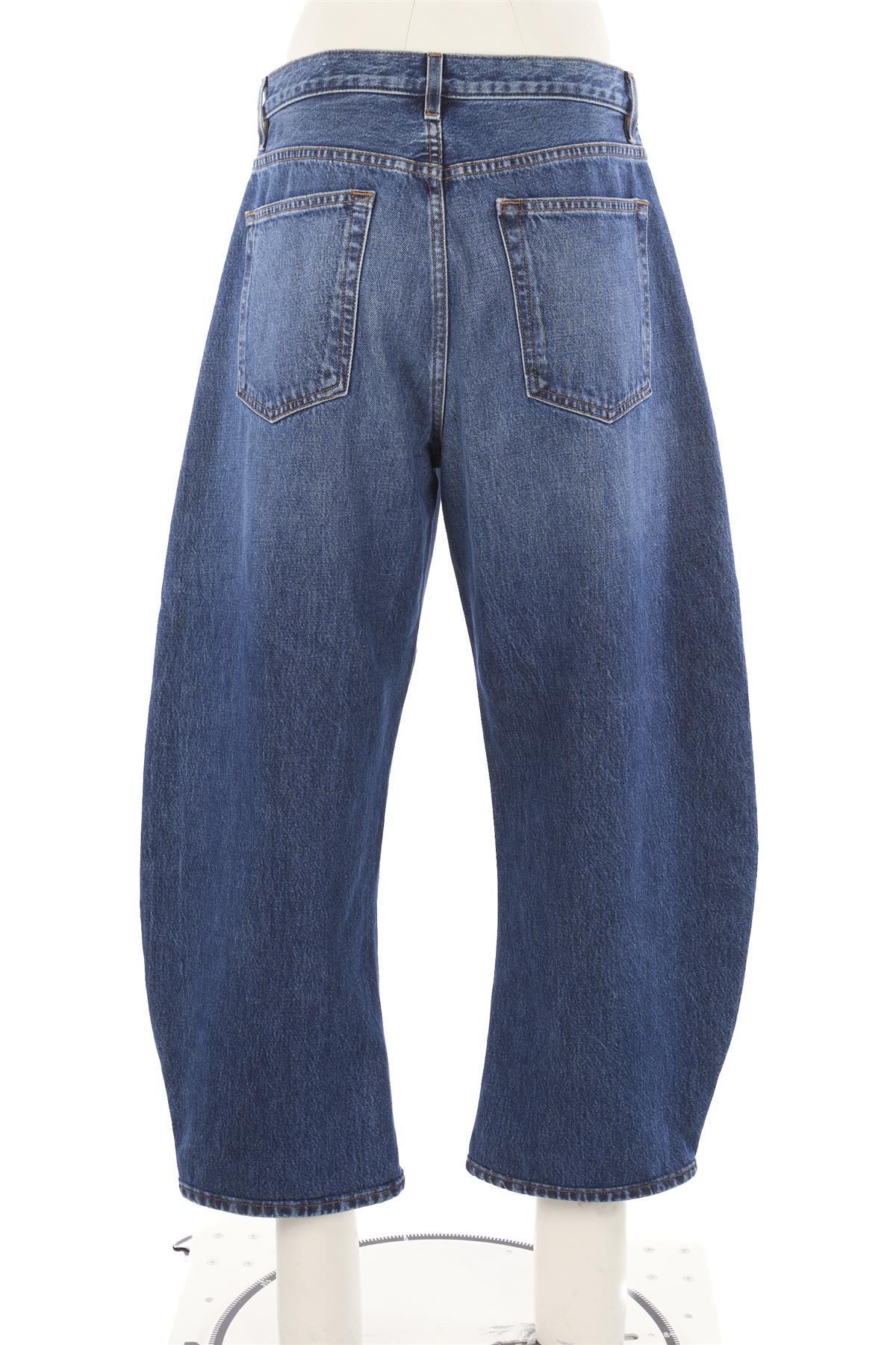 FRAME BLUE HIGH RISE BARREL LEG JEANS W29 - Image 4