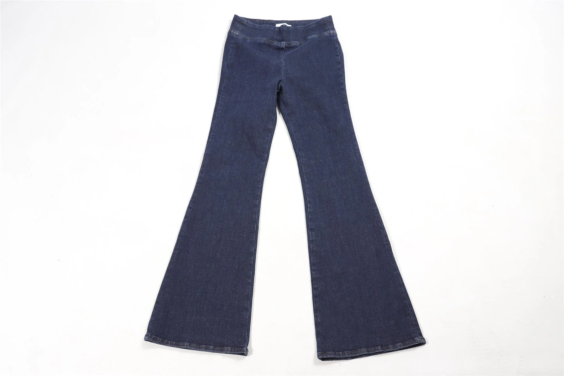 FRAME BLUE HIGH RISE FLARED JEANS W29 UK 10-12 - Image 2
