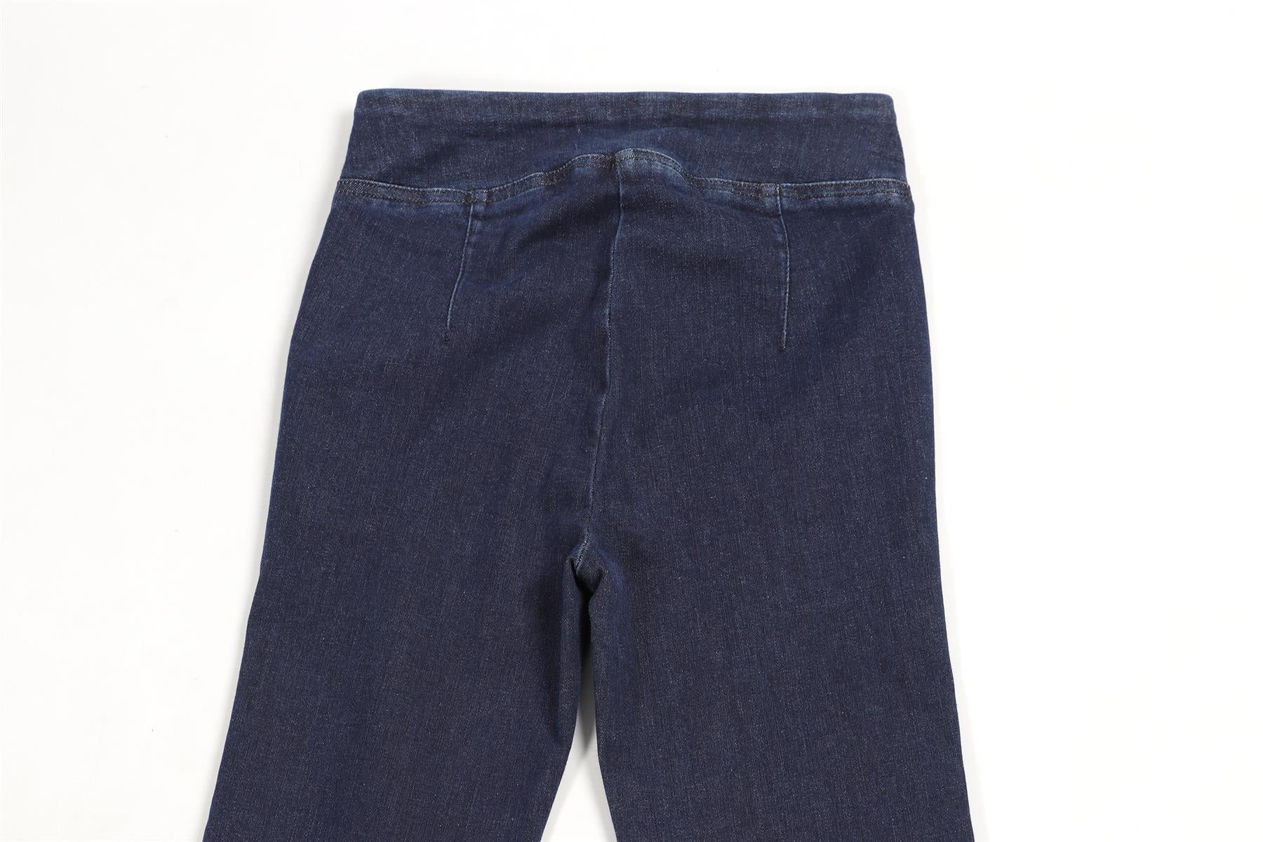 FRAME BLUE HIGH RISE FLARED JEANS W29 UK 10-12 - Image 5