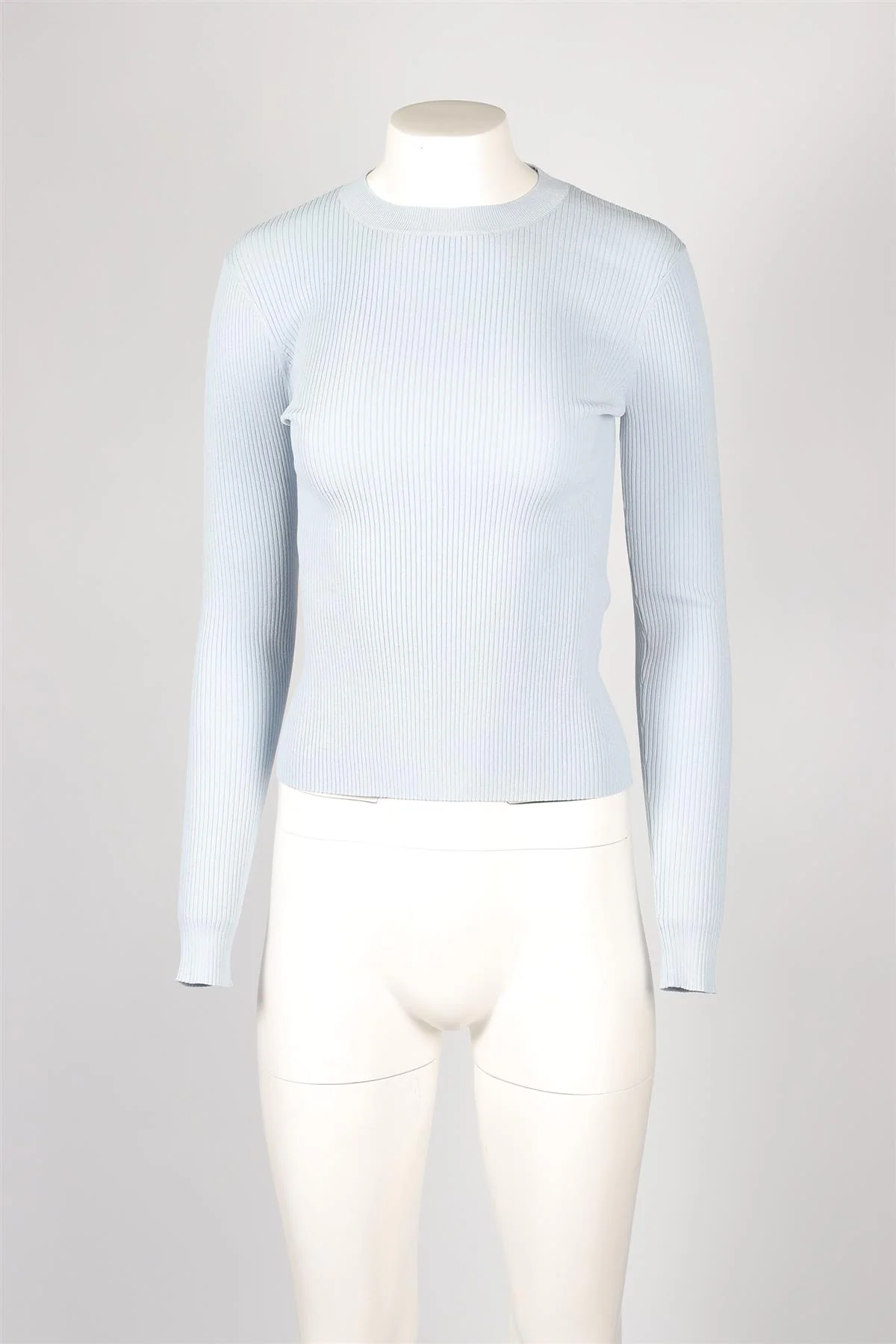 FRAME BLUE KNIT TOP SMALL - Image 2