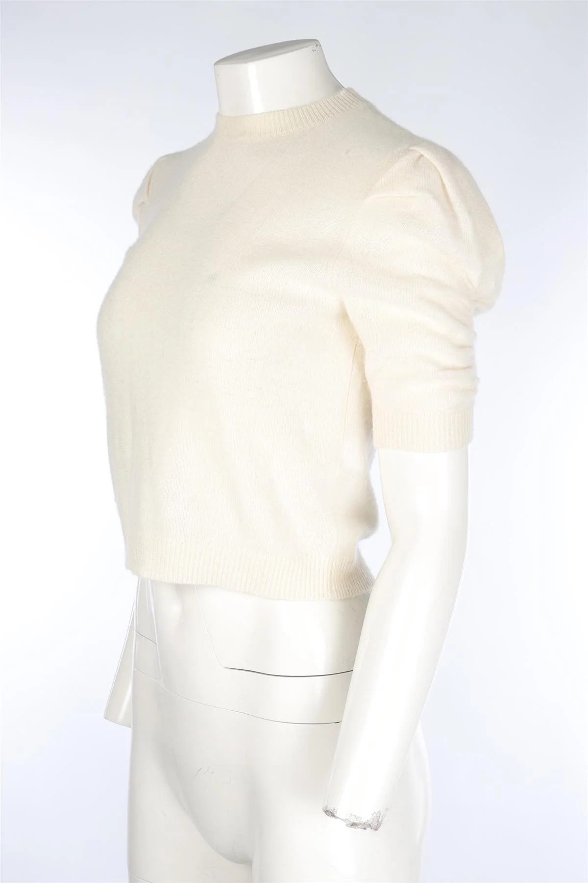 FRAME CREAM CASHMERE SWEATER SMALL - Image 3