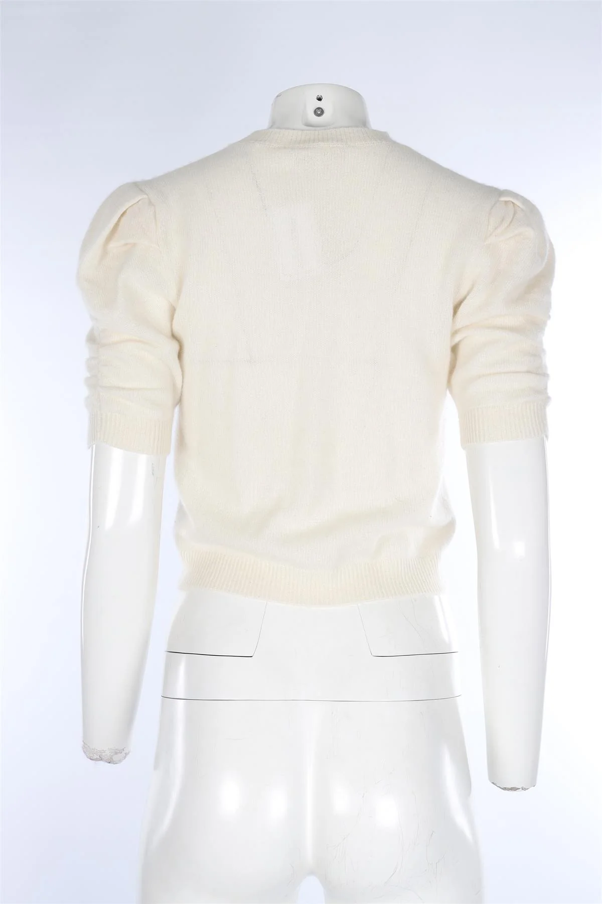 FRAME CREAM CASHMERE SWEATER SMALL - Image 4