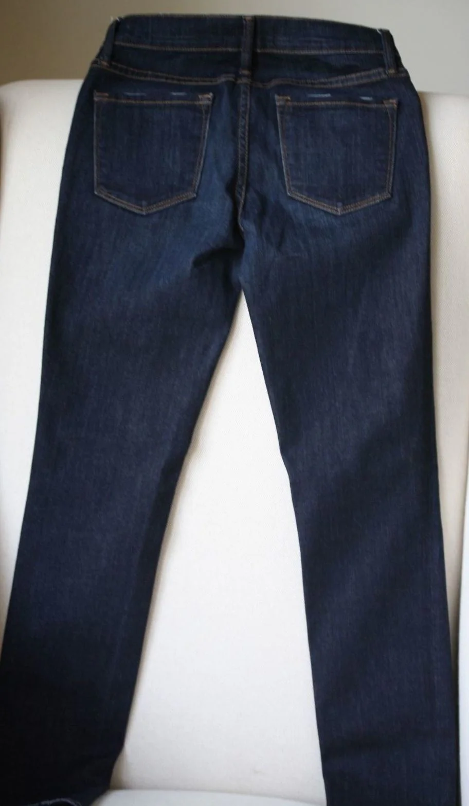FRAME DENIM LE SKINNY DE JEANNE DISTRESSED JEANS IN LOS FELIZ W25 UK 6/8 - Image 3