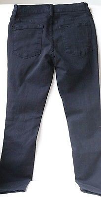 FRAME DENIM LE SKINNY DE JEANNE FILM NOIR DISTRESSED JEANS W26 UK 8 - Image 7