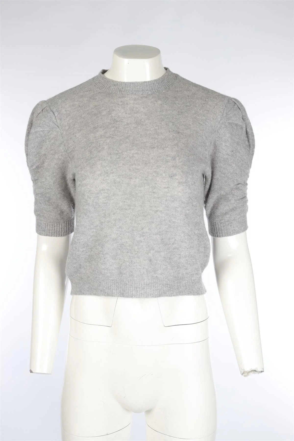 FRAME GREY CASHMERE SWEATER SMALL - Image 2