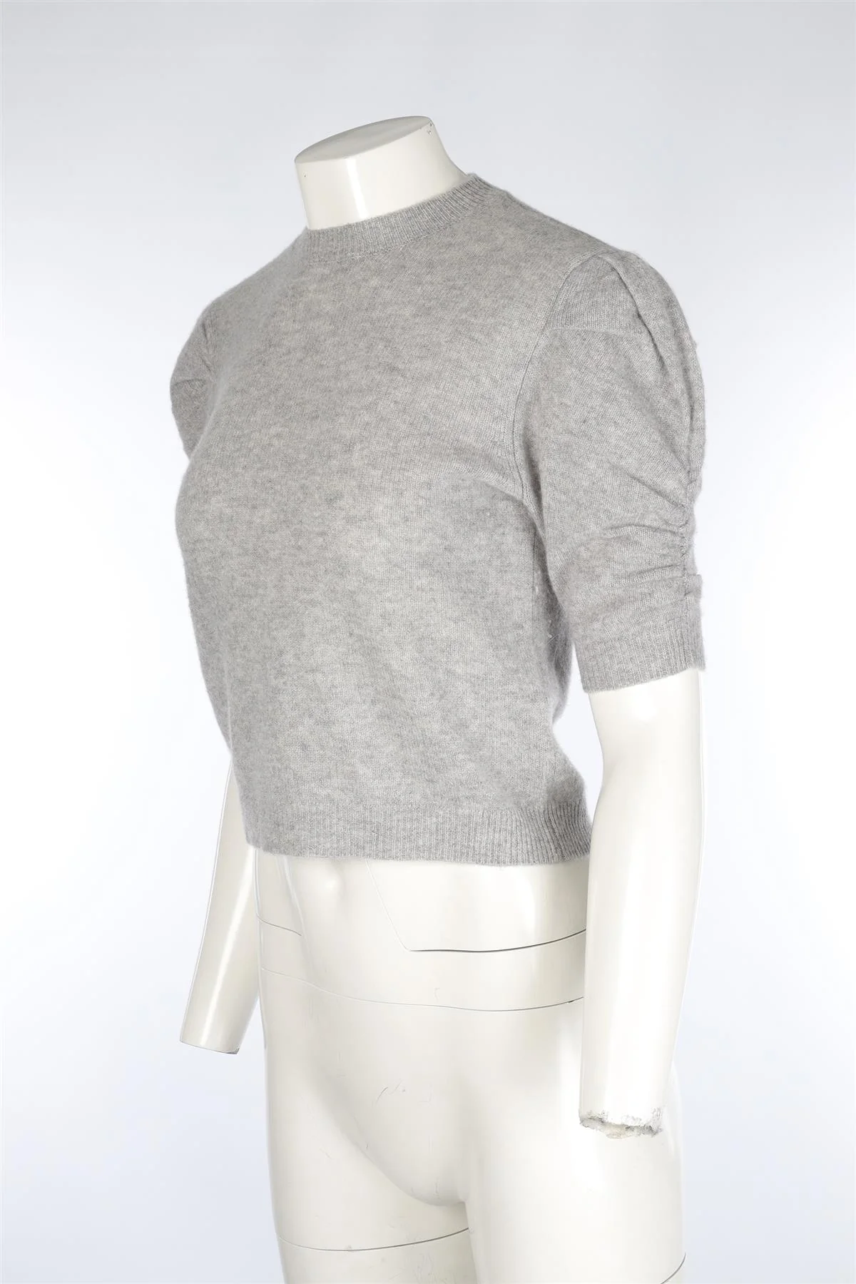 FRAME GREY CASHMERE SWEATER SMALL - Image 3