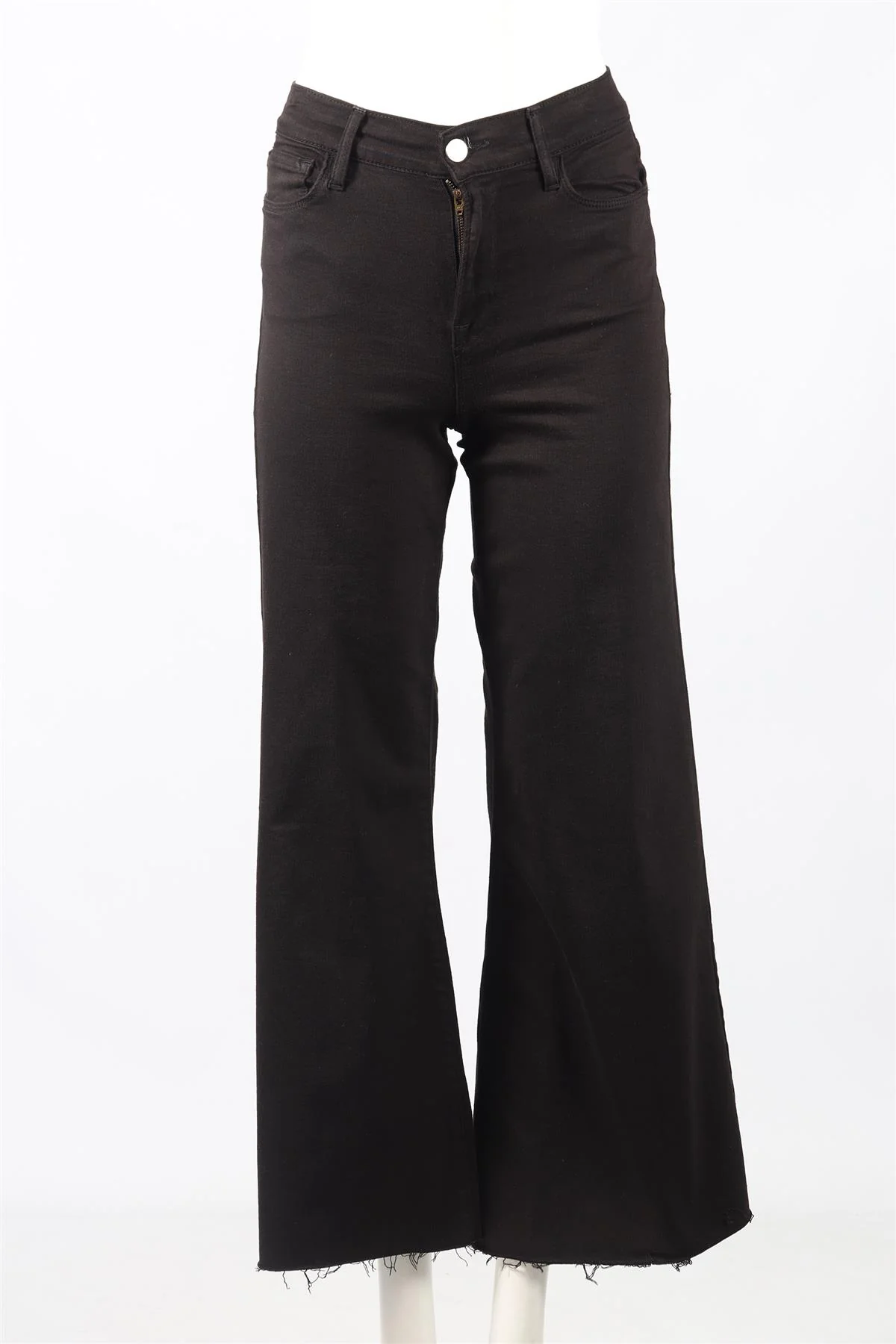 FRAME HIGH RISE WIDE LEG JEANS W26 UK 8 - Image 2
