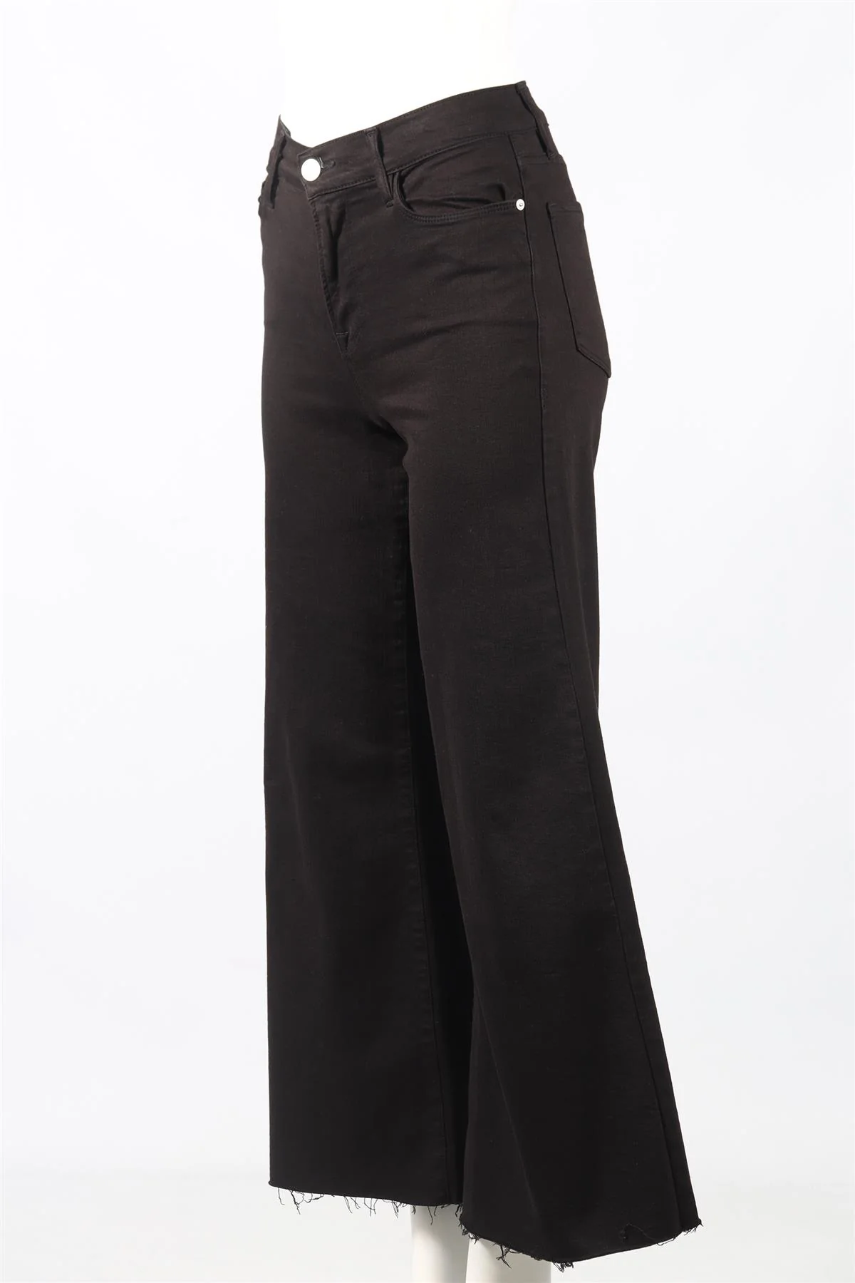 FRAME HIGH RISE WIDE LEG JEANS W26 UK 8 - Image 3