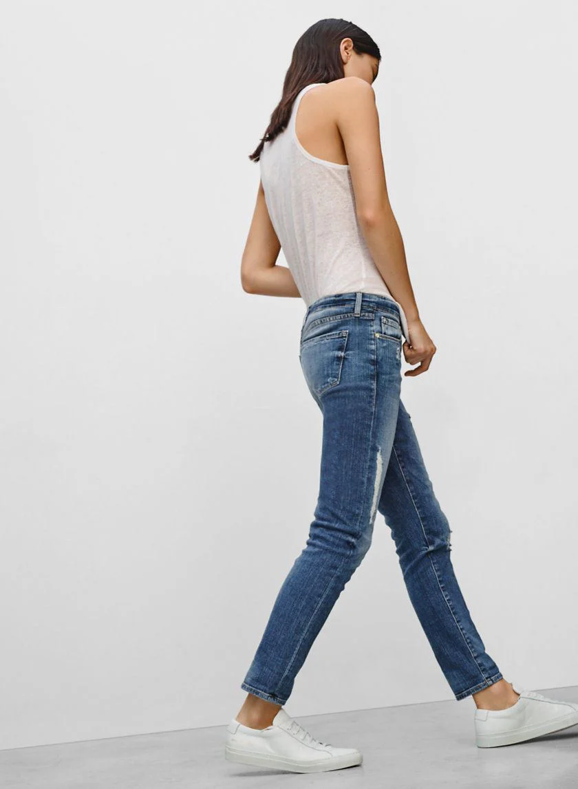 FRAME LE GARCON AMHERST JEANS W24 UK 6 - Image 11