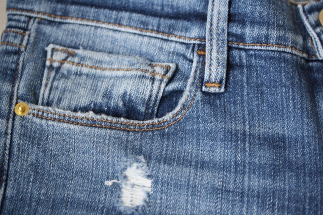 FRAME LE GARCON AMHERST JEANS W24 UK 6 - Image 4