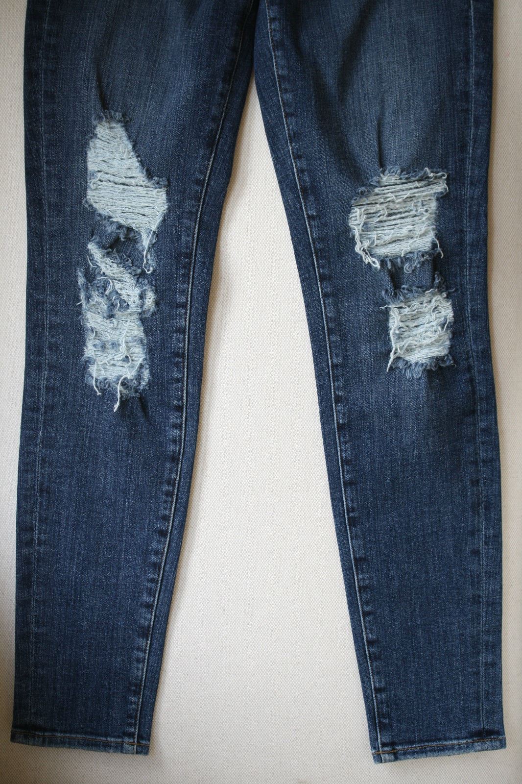 FRAME LE SKINNY DE JEANNE SEVILLE DISTRESSED JEANS W25 UK 6/8 - Image 8