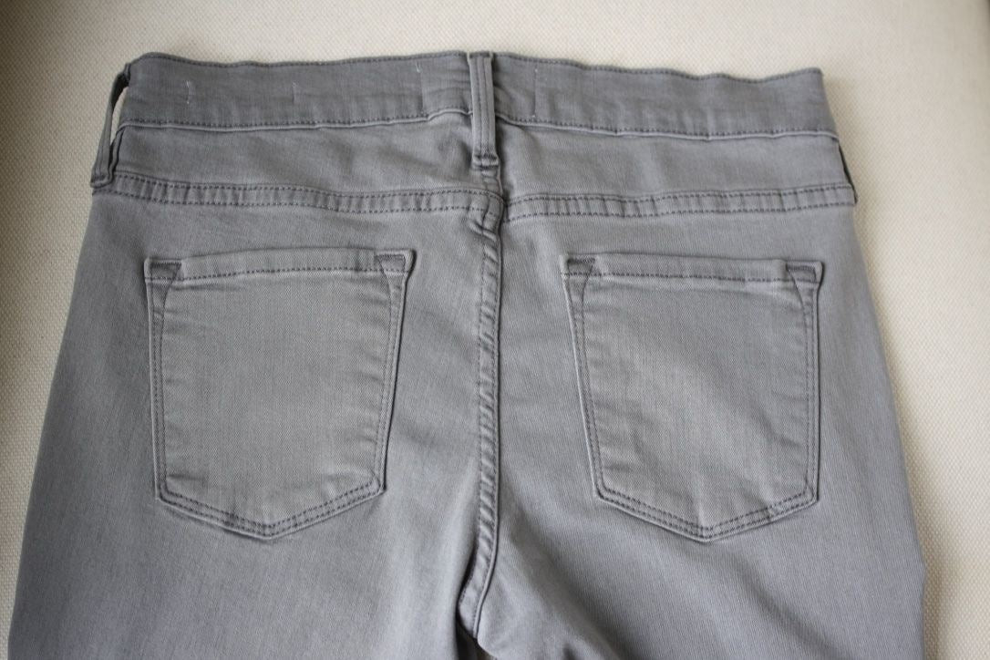 FRAME LE SKINNY DE JEANNE WILSHIRE GREY JEANS W25 UK 6/8 - Image 10