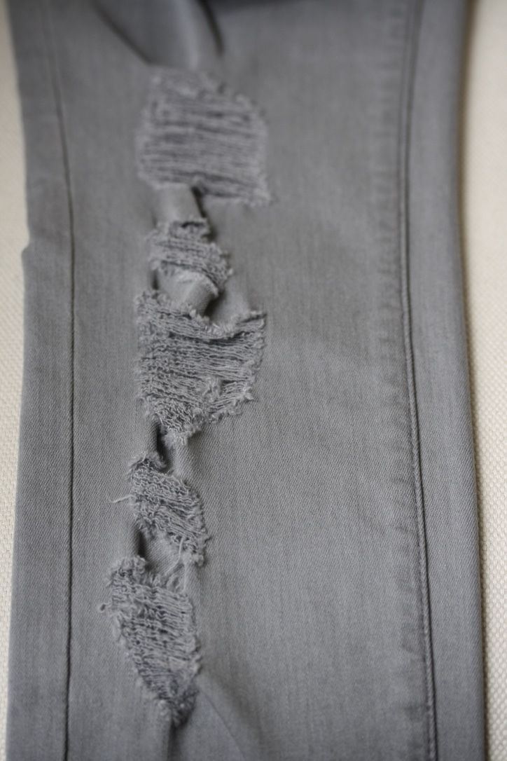 FRAME LE SKINNY DE JEANNE WILSHIRE GREY JEANS W25 UK 6/8 - Image 11