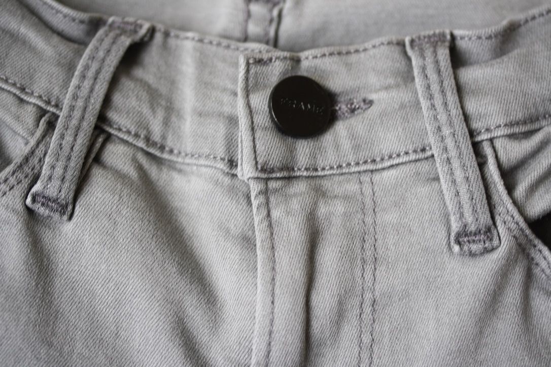 FRAME LE SKINNY DE JEANNE WILSHIRE GREY JEANS W25 UK 6/8 - Image 5