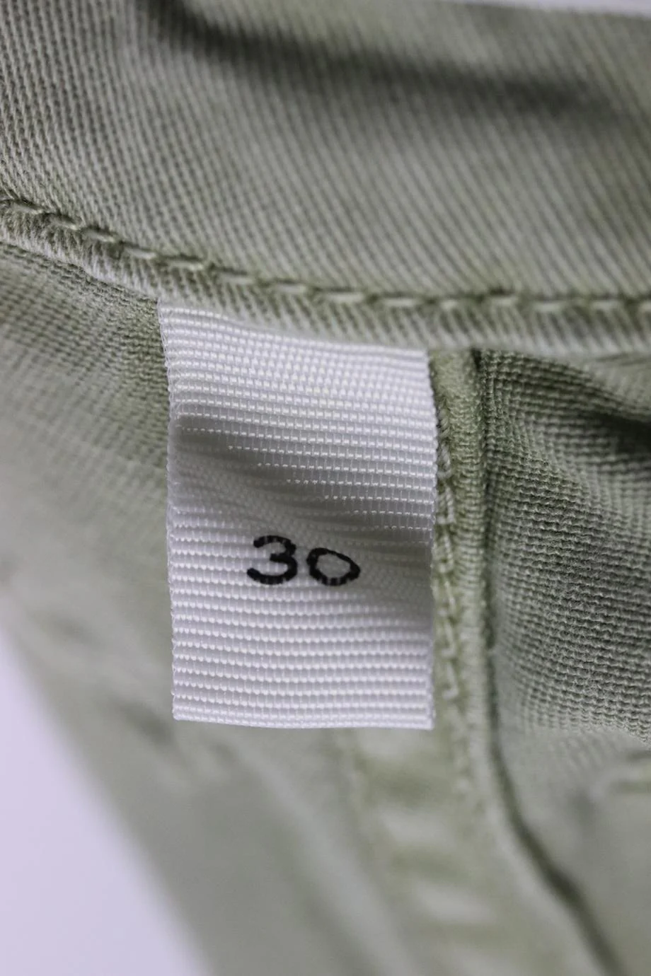 FRAME SAFARI BELTED COTTON BLEND TWILL STRAIGHT LEG PANTS W30 UK 12 - Image 7