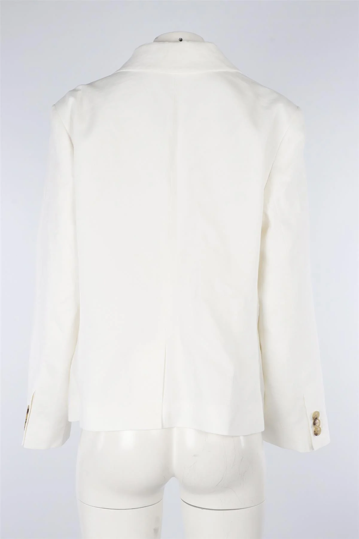 FRAME WHITE LINEN BLAZER UK 16 - Image 4