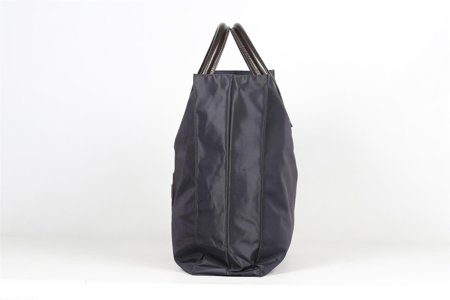 FRANCK NAMANI NAVY NYLON TOTE BAG - Image 15