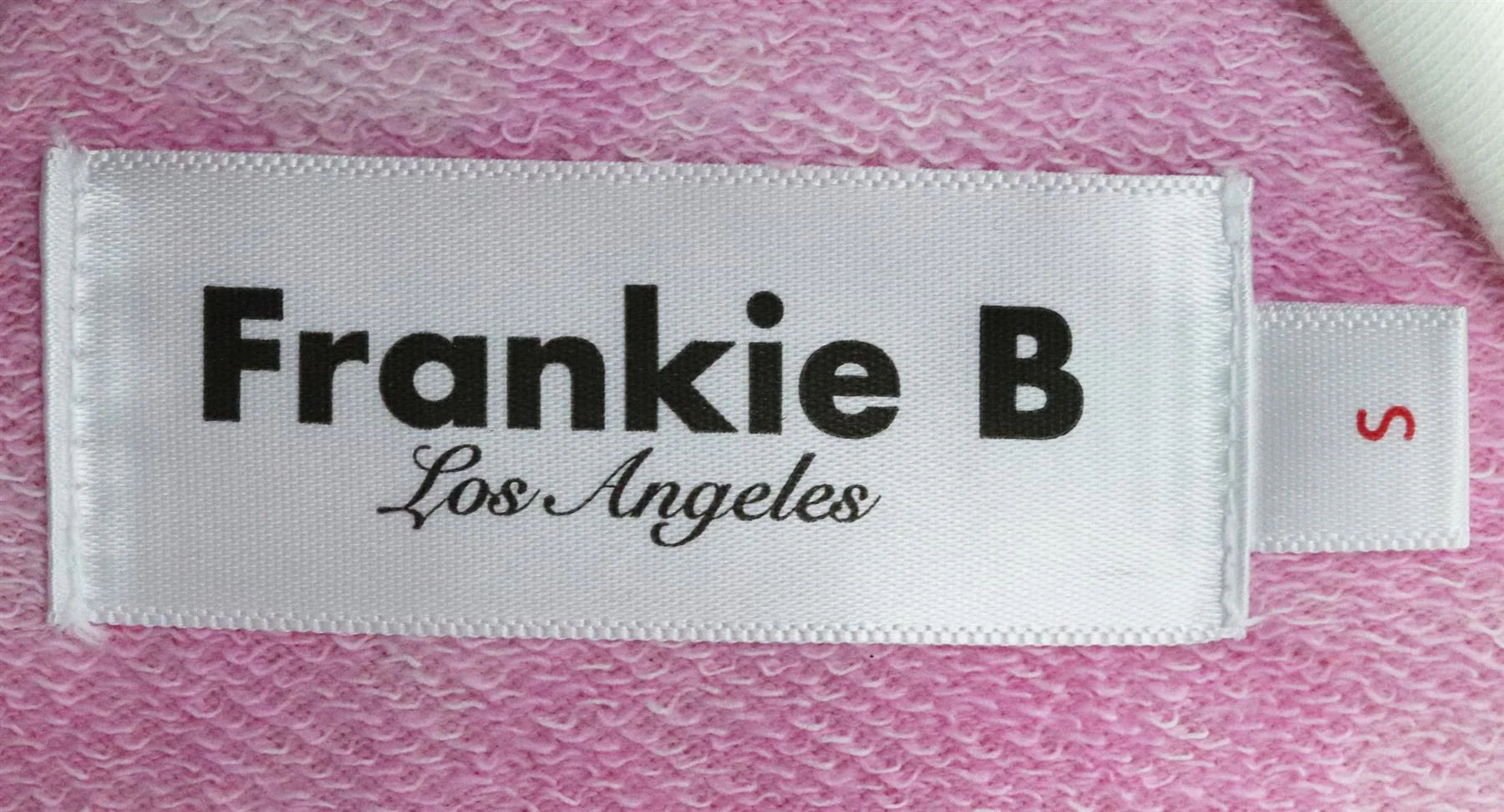 FRANKIE B CROPPED EMBELLISHED TIE DYED COTTON JERSEY HOODIE SMALL - Image 5