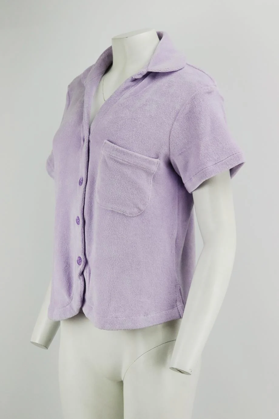 FRANKIES BIKINIS COTTON TERRY SHIRT SMALL - Image 3