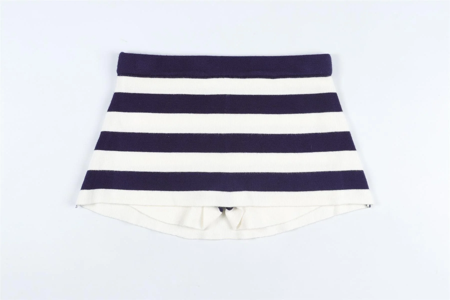 FRANKIE'S BIKINIS NAVY KNIT SKORT XSMALL - Image 2