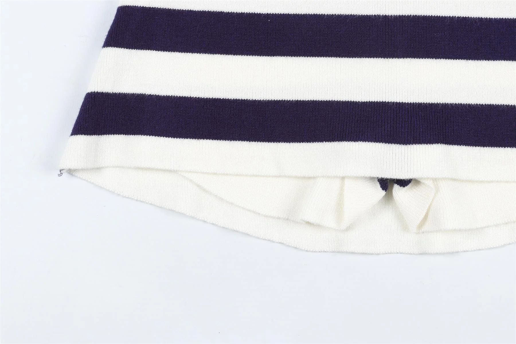 FRANKIE'S BIKINIS NAVY KNIT SKORT XSMALL - Image 3