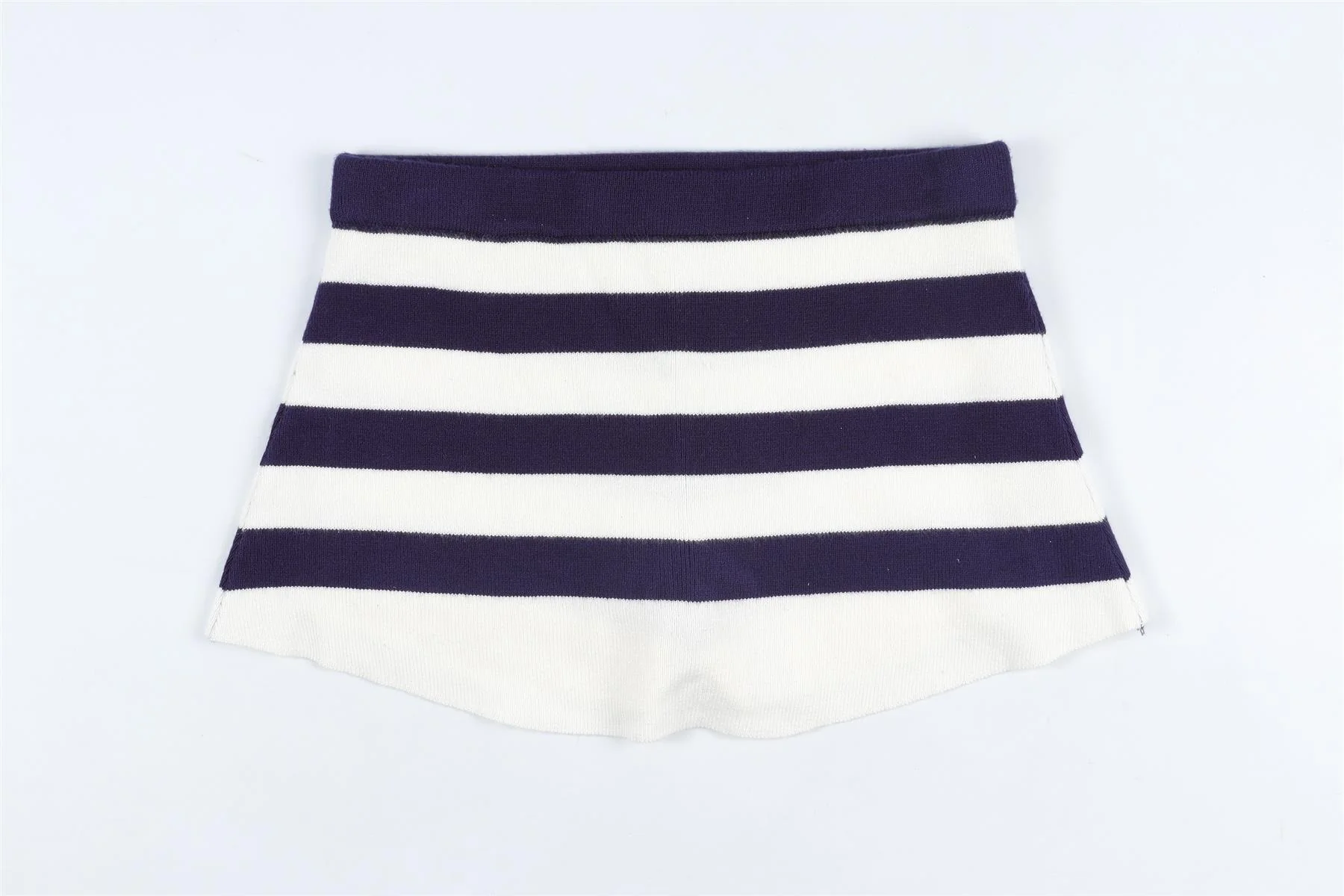 FRANKIE'S BIKINIS NAVY KNIT SKORT XSMALL - Image 4