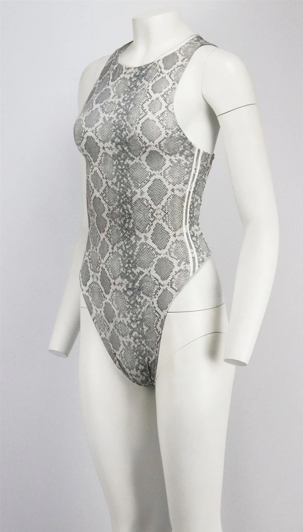 FRANKIES BIKINIS SNAKE PRINT CUTOUT SWIMSUIT XLARGE - Image 3