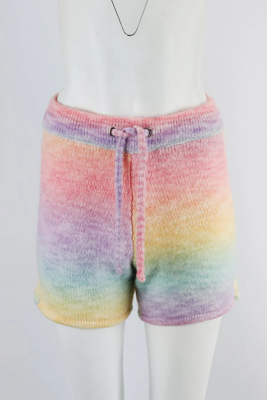 FRANKIES BIKINIS TIE DYED WOOL SHORTS SMALL - Image 2