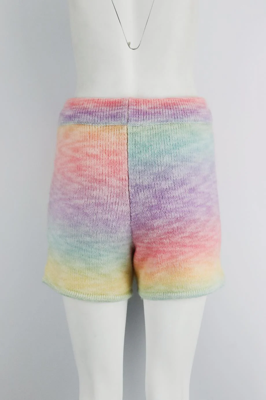FRANKIES BIKINIS TIE DYED WOOL SHORTS SMALL - Image 4